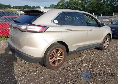 2017 Ford Edge Titanium from USA, damaged, VIN 2FMPK4K93HBB11868